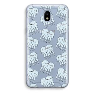 CaseCompany Octopussen: Samsung Galaxy J5 (2017) Transparant Hoesje