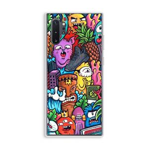 CaseCompany Vexx Mixtape: Samsung Galaxy Note 10 Plus Transparant Hoesje