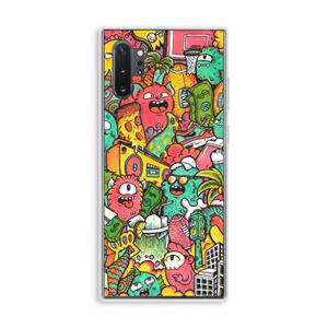 CaseCompany Vexx City: Samsung Galaxy Note 10 Plus Transparant Hoesje