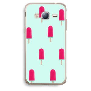CaseCompany Waterijsje: Samsung Galaxy J3 (2016) Transparant Hoesje