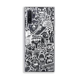 CaseCompany Vexx Mixtape #2: Samsung Galaxy Note 10 Plus Transparant Hoesje