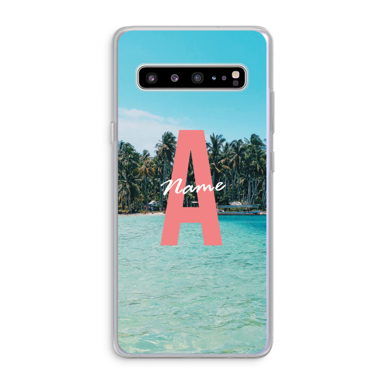CaseCompany Pacific Dream: Samsung Galaxy S10 5G Transparant Hoesje