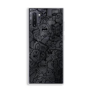 CaseCompany Vexx Black City : Samsung Galaxy Note 10 Plus Transparant Hoesje