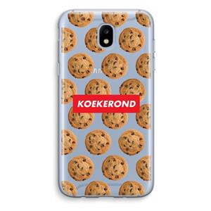 CaseCompany Koekerond: Samsung Galaxy J5 (2017) Transparant Hoesje