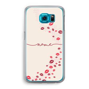 CaseCompany Kusjes: Samsung Galaxy S6 Transparant Hoesje