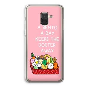 CaseCompany Bento a day: Samsung Galaxy A8 (2018) Transparant Hoesje