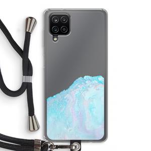 CaseCompany Fantasie pastel: Samsung Galaxy A12 Transparant Hoesje met koord