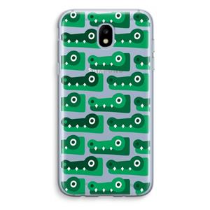 CaseCompany Crocs: Samsung Galaxy J5 (2017) Transparant Hoesje