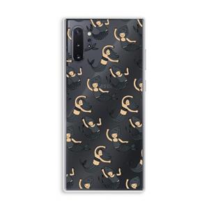 CaseCompany Zeemeermin: Samsung Galaxy Note 10 Plus Transparant Hoesje
