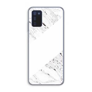 CaseCompany Biggest stripe: Samsung Galaxy A03s Transparant Hoesje