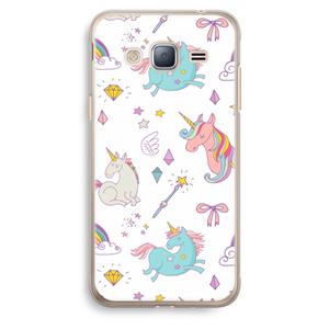 CaseCompany Fantasiewereld: Samsung Galaxy J3 (2016) Transparant Hoesje