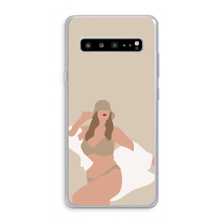 CaseCompany One of a kind: Samsung Galaxy S10 5G Transparant Hoesje
