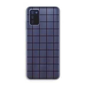 CaseCompany Rooster: Samsung Galaxy A03s Transparant Hoesje