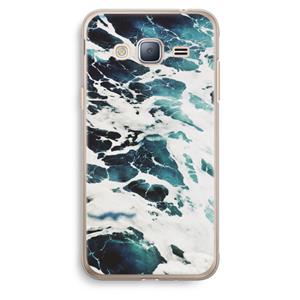 CaseCompany Golven: Samsung Galaxy J3 (2016) Transparant Hoesje