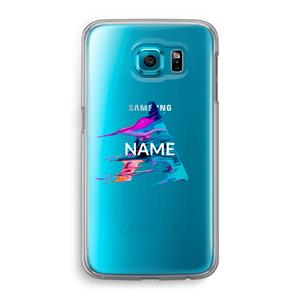 CaseCompany Abstract Spectrum: Samsung Galaxy S6 Transparant Hoesje