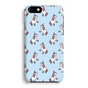 CaseCompany Eenhoorns overal: iPhone 8 Volledig Geprint Hoesje