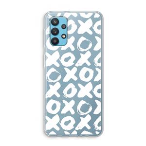CaseCompany XOXO: Samsung Galaxy A32 4G Transparant Hoesje