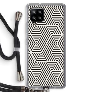 CaseCompany Magic pattern: Samsung Galaxy A42 5G Transparant Hoesje met koord