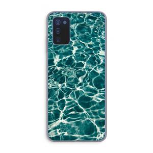 CaseCompany Weerkaatsing water: Samsung Galaxy A03s Transparant Hoesje