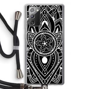CaseCompany It's Complicated: Samsung Galaxy Note 20 / Note 20 5G Transparant Hoesje met koord