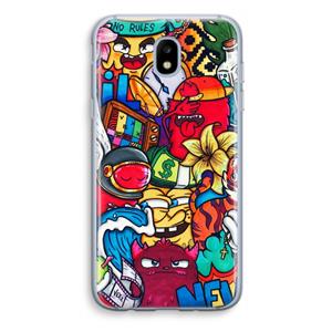 CaseCompany No Rules: Samsung Galaxy J5 (2017) Transparant Hoesje