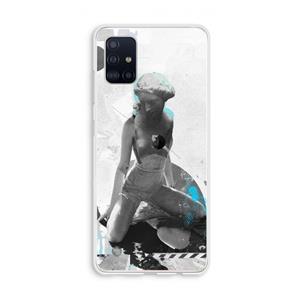 CaseCompany I will not feel a thing: Galaxy A51 4G Transparant Hoesje