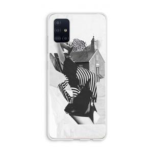 CaseCompany House: Galaxy A51 4G Transparant Hoesje