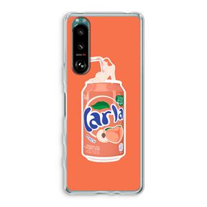 CaseCompany S(peach)less: Sony Xperia 5 III Transparant Hoesje