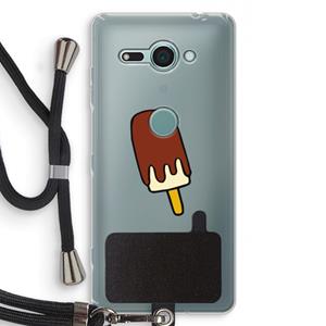 CaseCompany Frisco: Sony Xperia XZ2 Compact Transparant Hoesje met koord