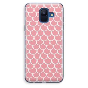 CaseCompany Dakpannetjes: Samsung Galaxy A6 (2018) Transparant Hoesje