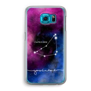 CaseCompany Sterrenbeeld - Donker: Samsung Galaxy S6 Transparant Hoesje