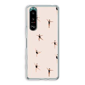CaseCompany Dancing #1: Sony Xperia 5 III Transparant Hoesje