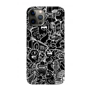 CaseCompany Vexx Black City : Volledig geprint iPhone 12 Hoesje