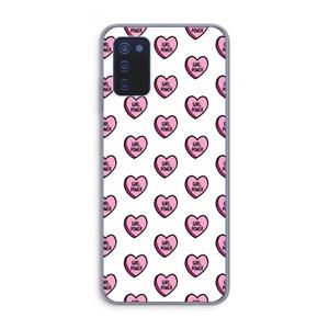 CaseCompany GIRL POWER: Samsung Galaxy A03s Transparant Hoesje