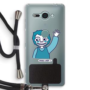 CaseCompany Zwaai: Sony Xperia XZ2 Compact Transparant Hoesje met koord