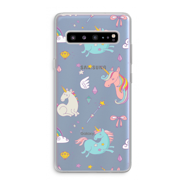 CaseCompany Fantasiewereld: Samsung Galaxy S10 5G Transparant Hoesje