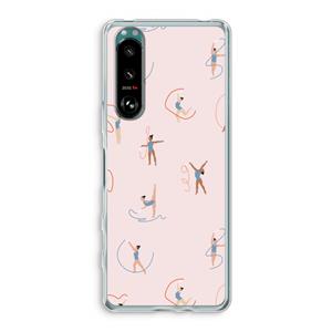 CaseCompany Dancing #3: Sony Xperia 5 III Transparant Hoesje