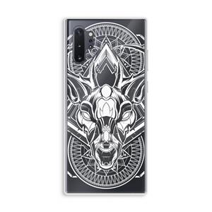 CaseCompany Oh Deer: Samsung Galaxy Note 10 Plus Transparant Hoesje