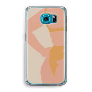 CaseCompany Bikini body: Samsung Galaxy S6 Transparant Hoesje