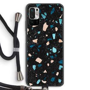 CaseCompany Terrazzo N°11: Xiaomi Redmi Note 10 5G Transparant Hoesje met koord