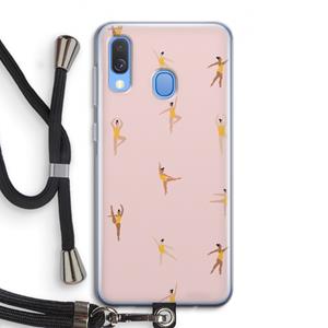 CaseCompany Dans #2: Samsung Galaxy A40 Transparant Hoesje met koord