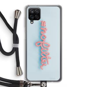 CaseCompany nofilter: Samsung Galaxy A12 Transparant Hoesje met koord