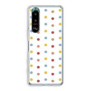 CaseCompany Bollen: Sony Xperia 5 III Transparant Hoesje