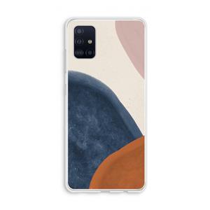 CaseCompany Geo #1: Galaxy A51 4G Transparant Hoesje