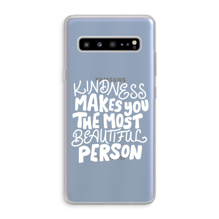 CaseCompany The prettiest: Samsung Galaxy S10 5G Transparant Hoesje