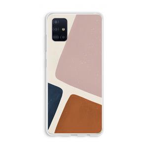 CaseCompany Geo #2: Galaxy A51 4G Transparant Hoesje