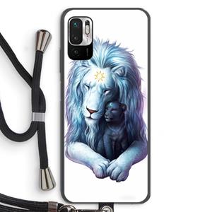 CaseCompany Child Of Light: Xiaomi Redmi Note 10 5G Transparant Hoesje met koord