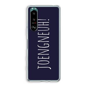 CaseCompany Joengneuh!: Sony Xperia 5 III Transparant Hoesje