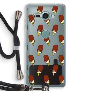 CaseCompany Yummy: Sony Xperia XZ2 Compact Transparant Hoesje met koord