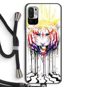 CaseCompany Fading: Xiaomi Redmi Note 10 5G Transparant Hoesje met koord